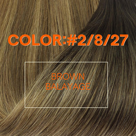 Full Shine Hair Extensions showing double weft construction