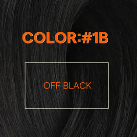 Full Shine Hair Extensions Weft Off Black 24 Inch packaging