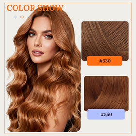 Full Shine hair extensions with packaging