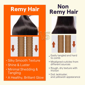 Full Shine Hair Weft Extensions cut to custom width