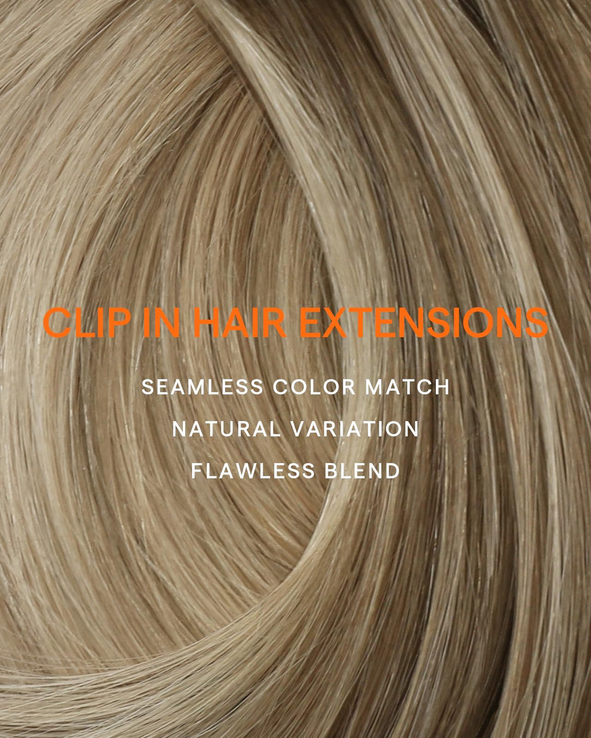 Full Shine Human Hair Extensions on a model