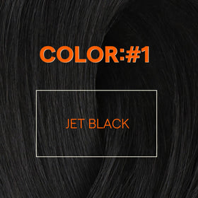 Full Shine Sew In Hair Extensions displayed with styling tools
