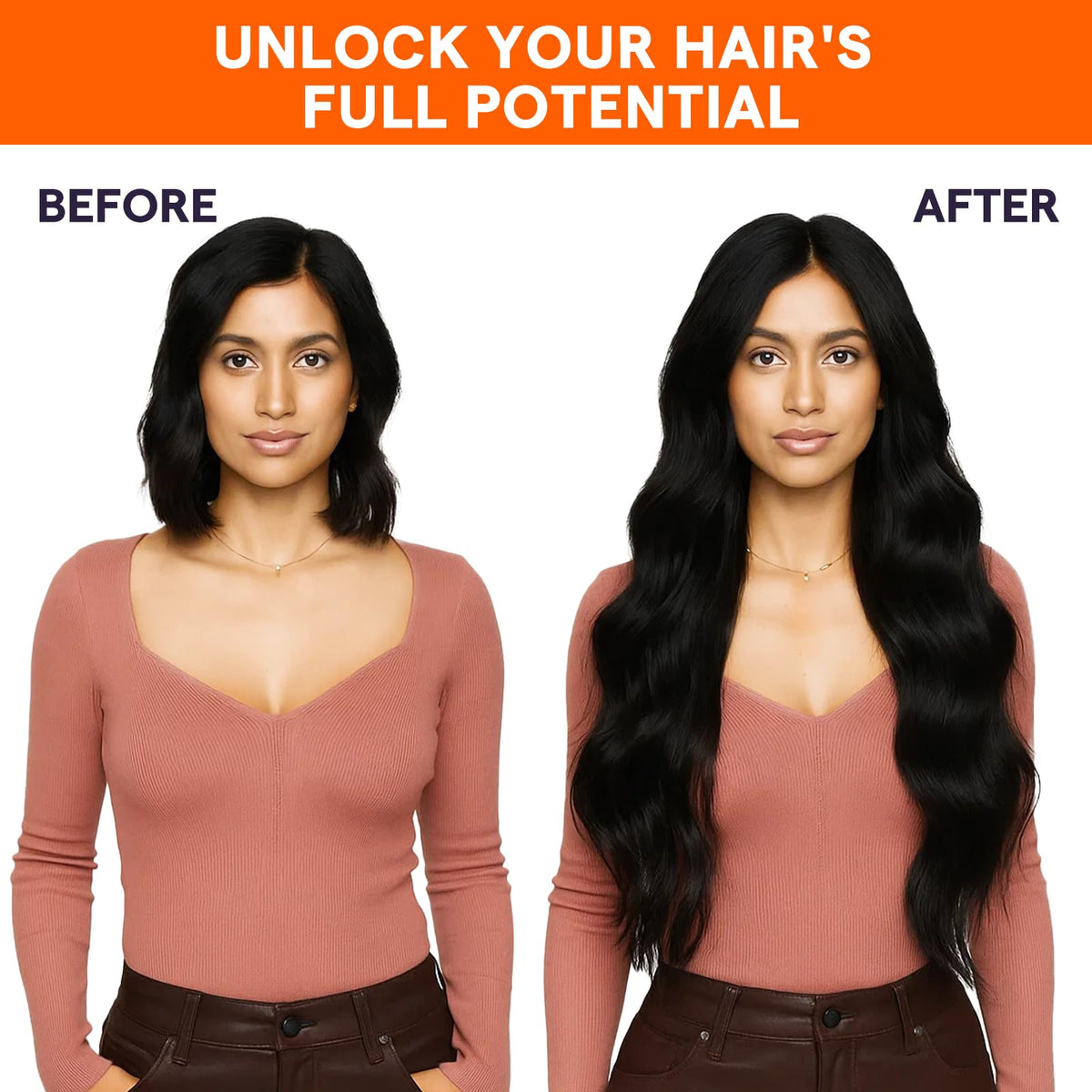 Full Shine Sew In Hair Extensions packaging