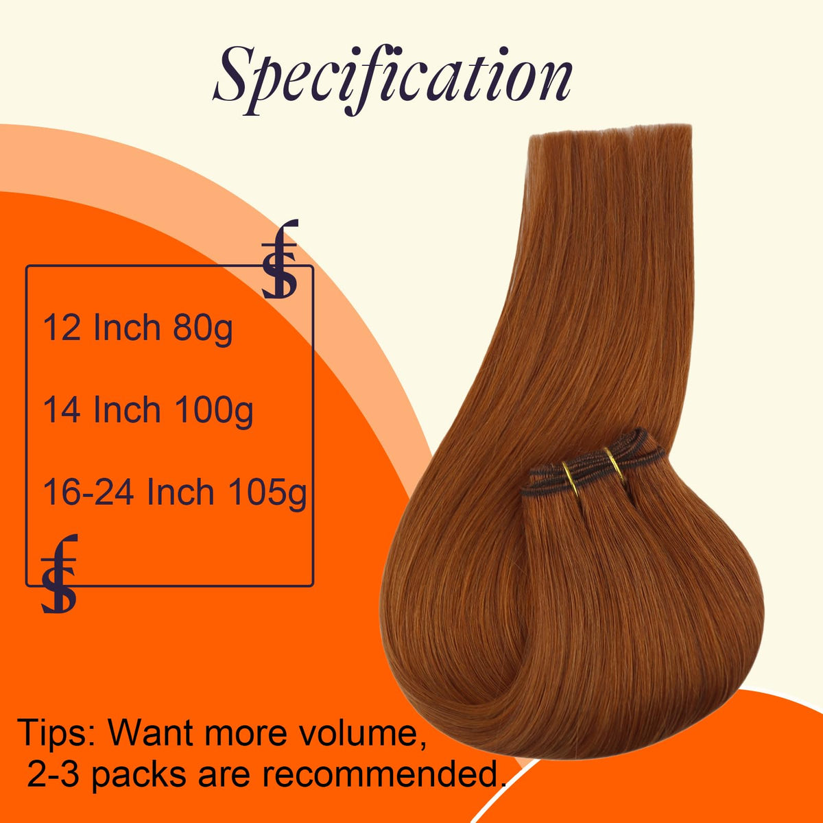 Full Shine Sew In Weft Hair Extensions 18 Inch colour options