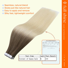 Full Shine Tape in Extensions displayed on a mannequin