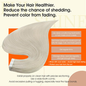 Full Shine Tape In Extensions in packaging