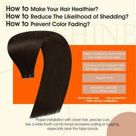 Full Shine Tape In Extensions lifestyle application