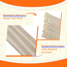 Full Shine Tape in Hair Extensions Ash Blonde packaging