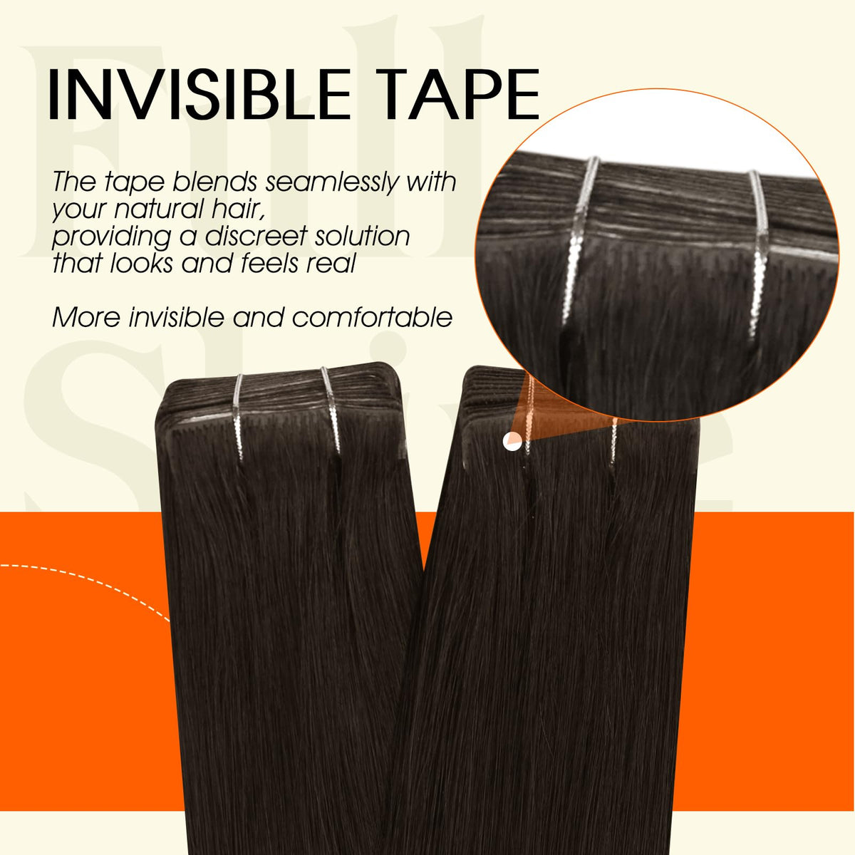 Full Shine Tape in Hair Extensions packaging