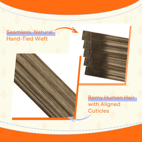 Full Shine Tape In Hair Extensions packaging