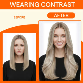 Full Shine U Tip Hair Extensions in natural light