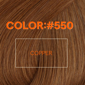 Full Shine Weft Hair Extensions 20 Inch Copper styled hair