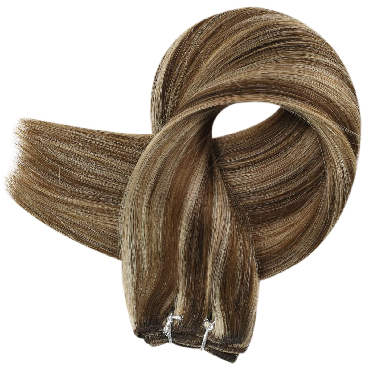 Full Shine Weft Hair Extensions showing colour variation