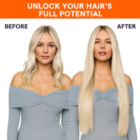 Full Shine Weft Hair Extensions showing natural texture