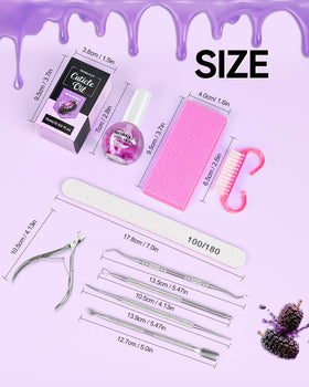Full view of MORGLES Nail Care Kit packaging