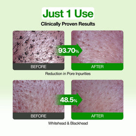 FULLY Green Tomato Pore Clay Mask Cleanser back view with ingredient list