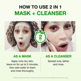 FULLY Green Tomato Pore Clay Mask Cleanser lifestyle scene on bathroom counter