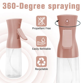 Fun Gift Spray Bottle 200ml nude pink side view