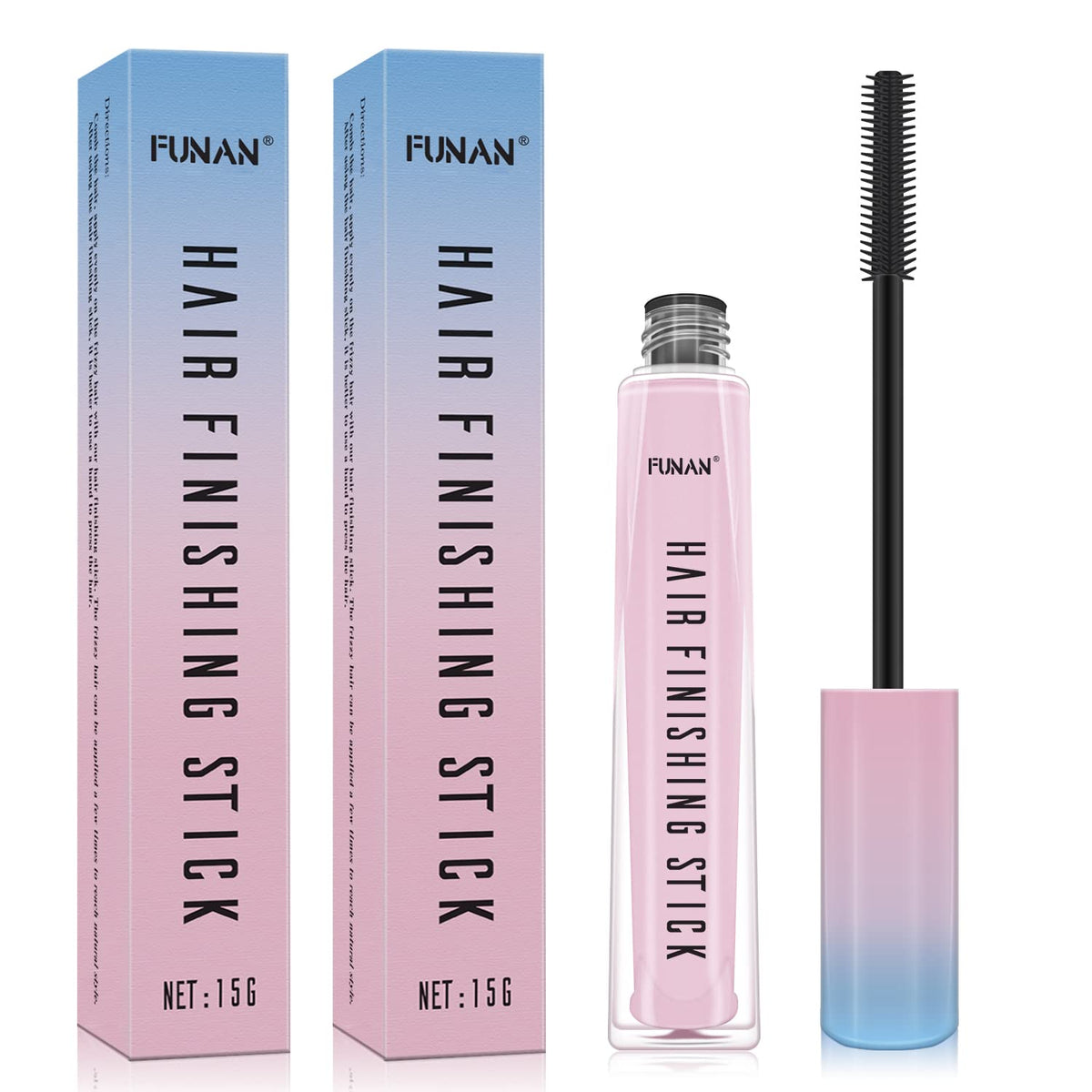 FUNAN Hair Finishing Stick 2 Pack front view