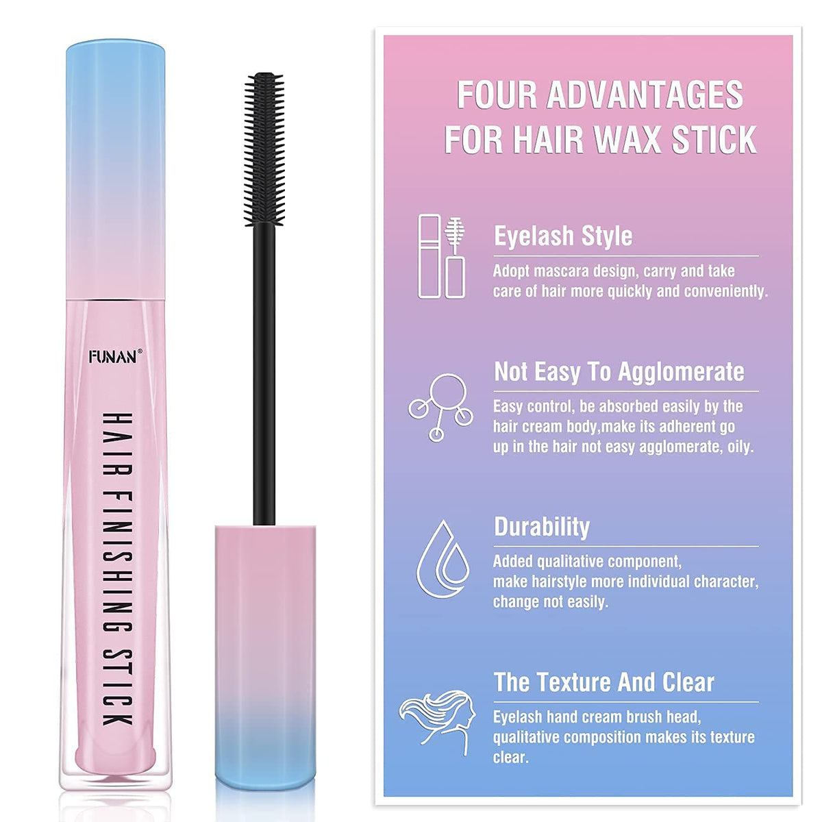 FUNAN Hair Finishing Stick in a lifestyle setting