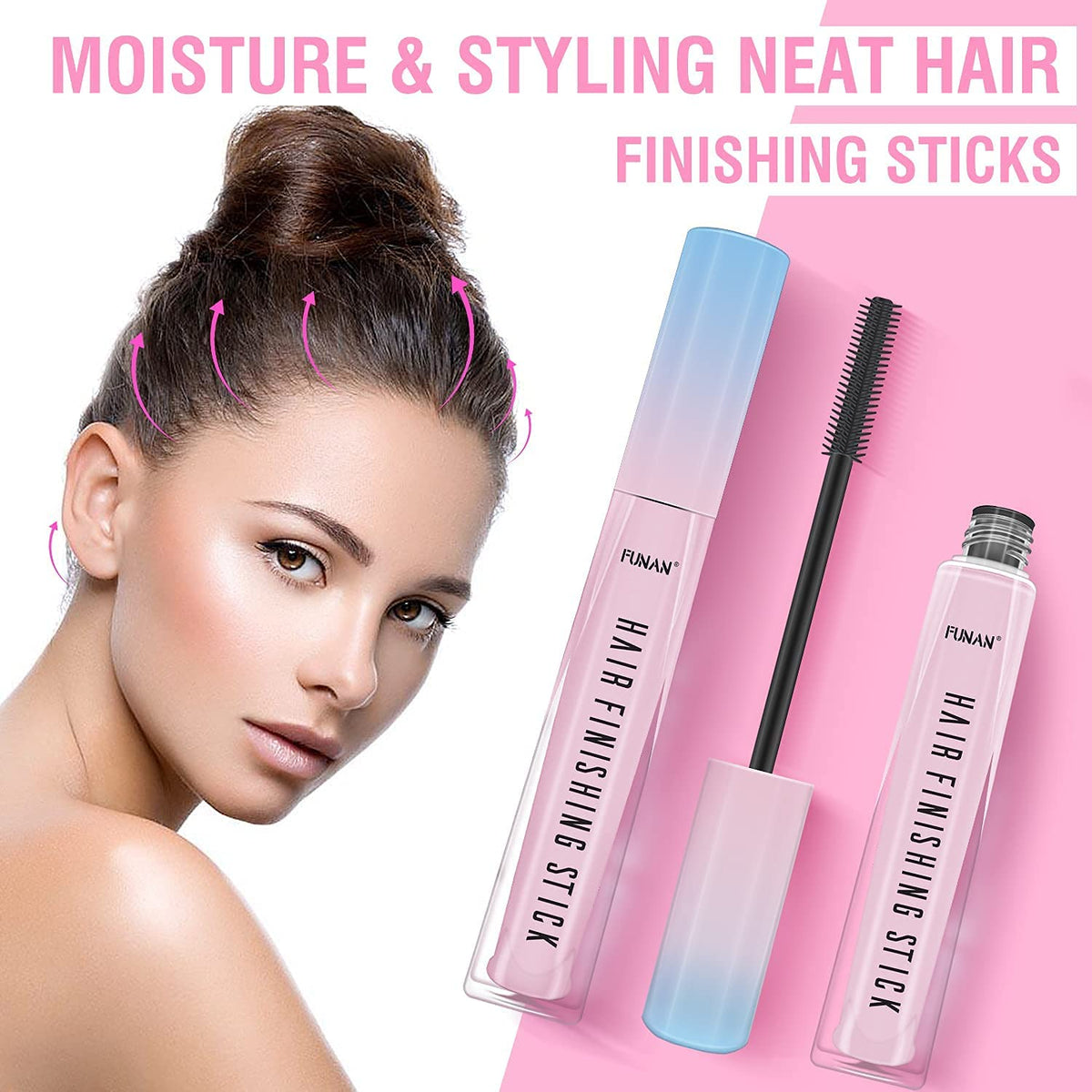 FUNAN Hair Finishing Stick with ingredients list