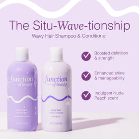 Function of Beauty Wavy Hair Conditioner 22oz front view