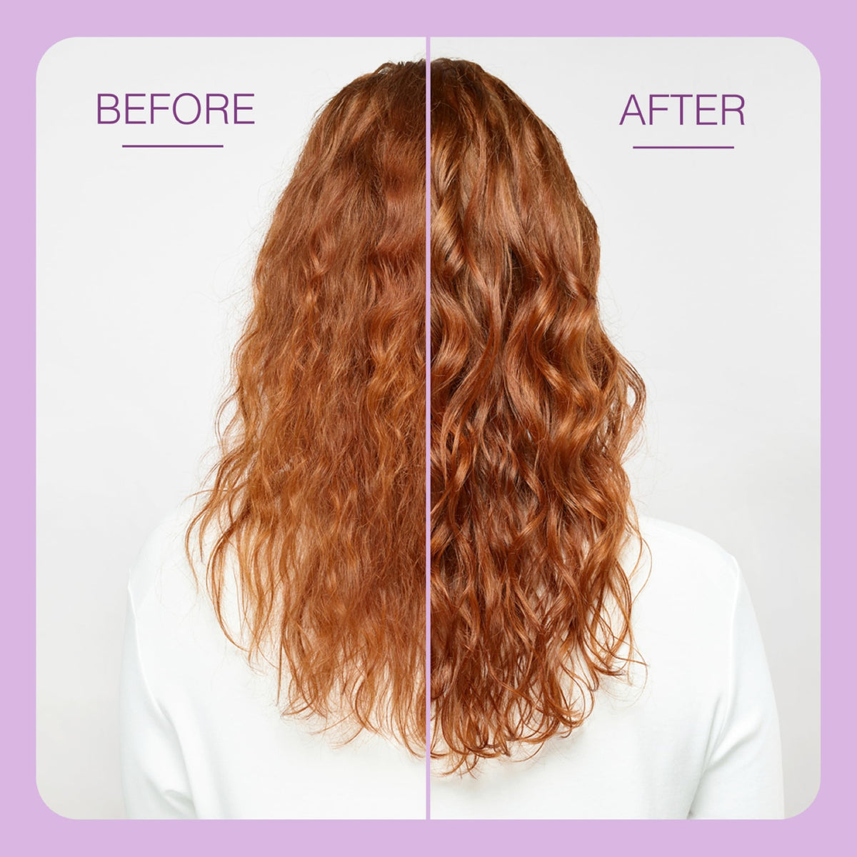 Function of Beauty Wavy Hair Mousse application on hair