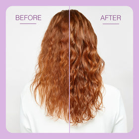 Function of Beauty Wavy Hair Mousse application on hair