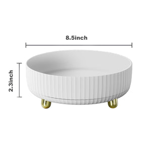funest 360 Degree Rotating Organizer on a bathroom countertop
