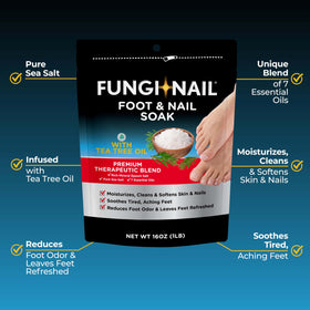 Fungi-Nail Foot Soak 1 Pound with Epsom salt and essential oils
