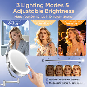 FUNTOUCH 9-inch mirror with touch control