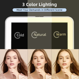FUNTOUCH Lighted Makeup Mirror with touch sensor controls