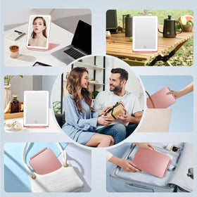 FUNTOUCH Travel Makeup Mirror in a handbag for travel