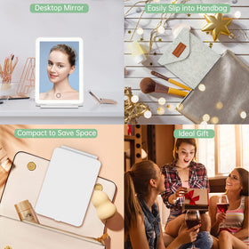 FUNTOUCH Travel Makeup Mirror in a handbag for travel