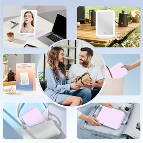 FUNTOUCH Travel Makeup Mirror packaging on a flat surface