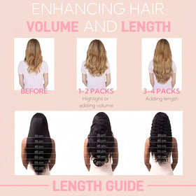 FUOTONBUTY Tape in Hair Extensions in Ombre Black to Ice Grey