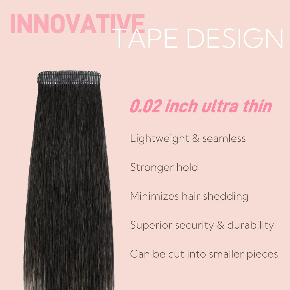 FUOTONBUTY Tape in Hair Extensions packaging with 20 pieces
