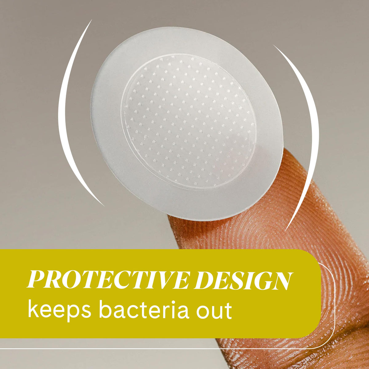 Fur Ingrown Microdart Patches in a lifestyle setting