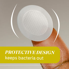 Fur Ingrown Microdart Patches in a lifestyle setting