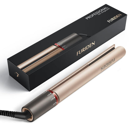 FURIDEN Professional 2 in 1 Hair Straightener and Curler front view