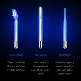 FUSION powered Y-shaped wand for targeted skin