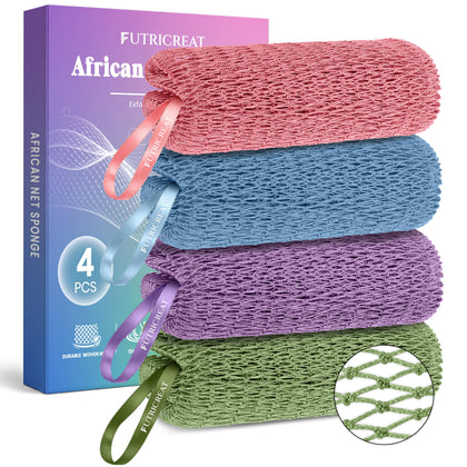 FUTRICREAT African Net Sponge pink model front view