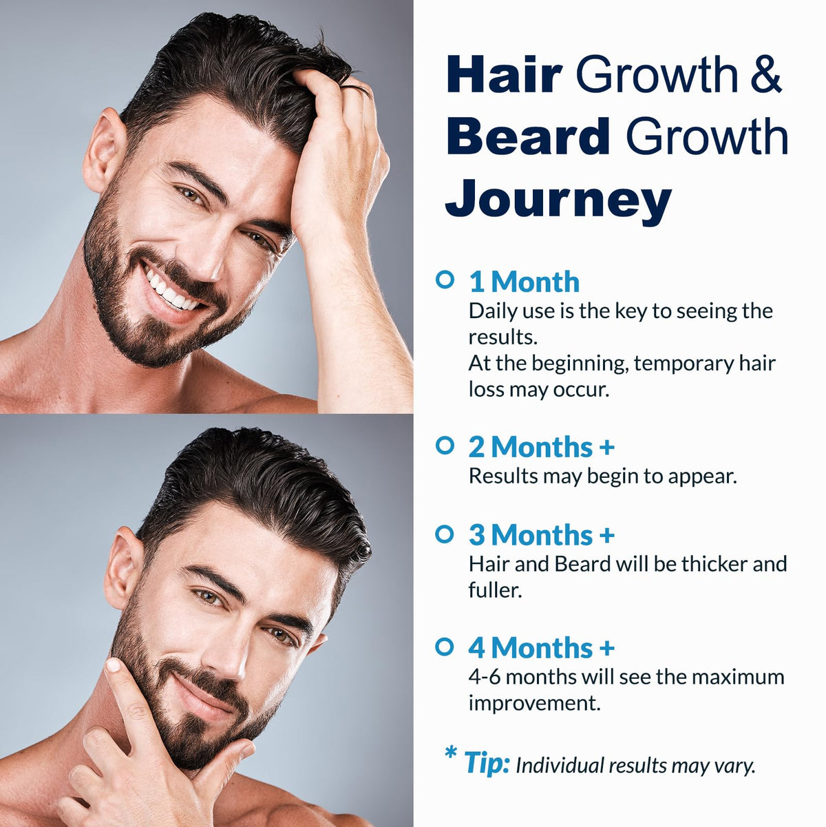 FUZYAT 5% Minoxidil Hair Growth Spray application demonstration