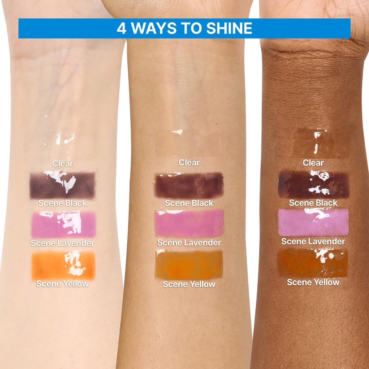fwee 3D Changing Gloss Black applicator close-up