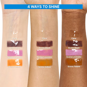 fwee 3D Changing Gloss Black applicator close-up