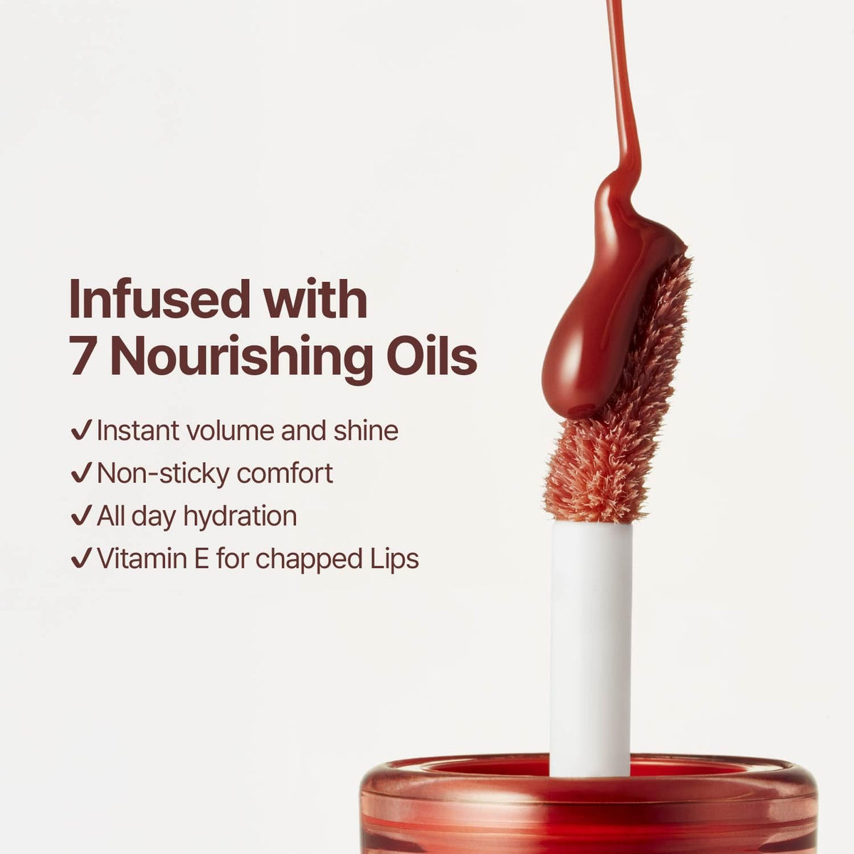fwee 3D Voluming Gloss 70% with other lip care products