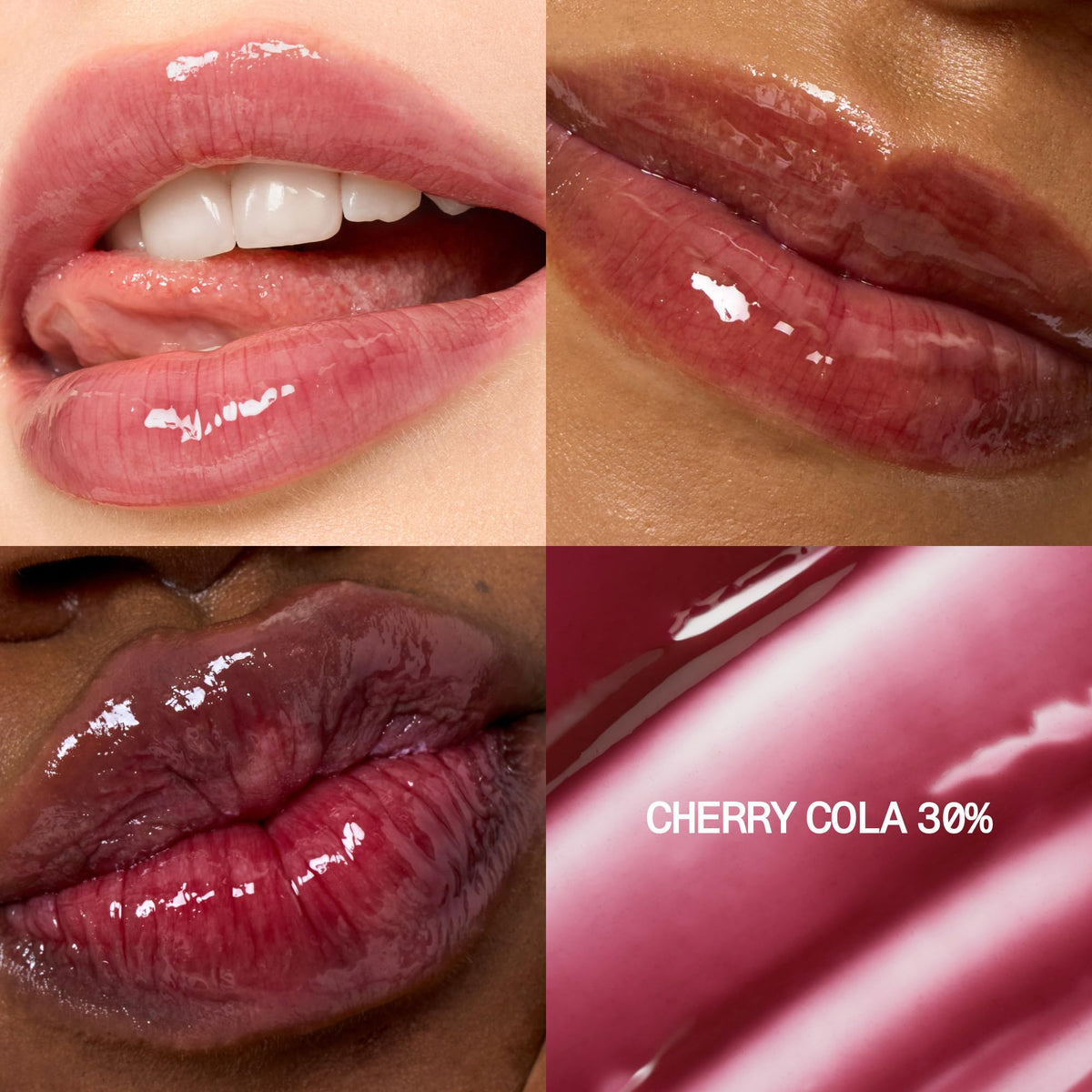 fwee 3D Voluming Gloss Cherry Cola 30% tube close-up