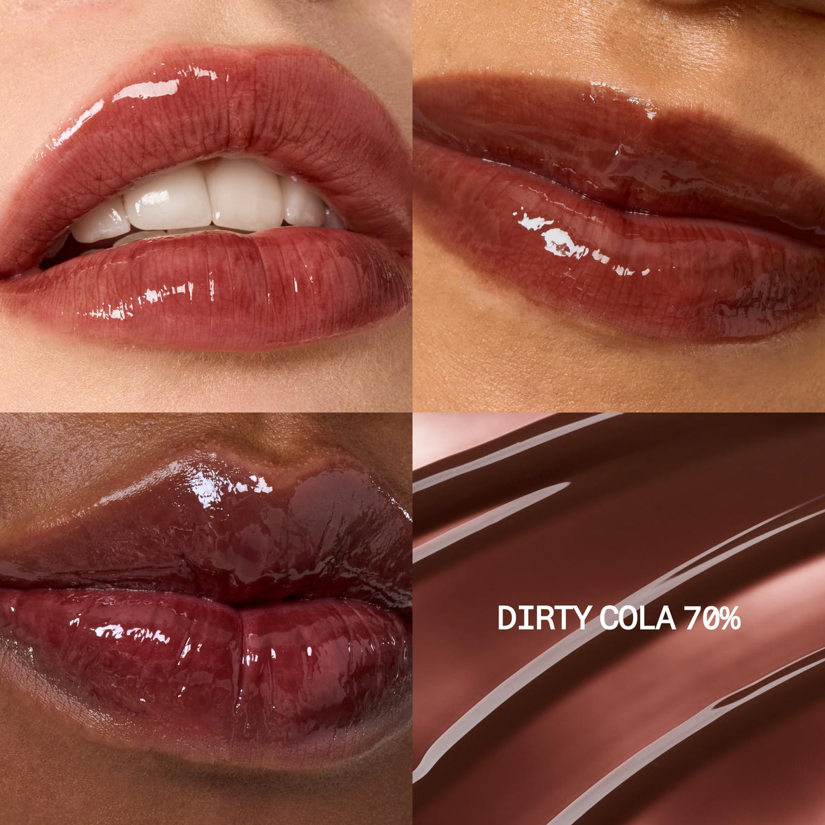 fwee 3D Voluming Gloss Dirty Cola applicator close-up