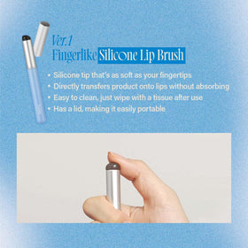 fwee Fingerlike Silicone Lip Brush close-up of silicone tip
