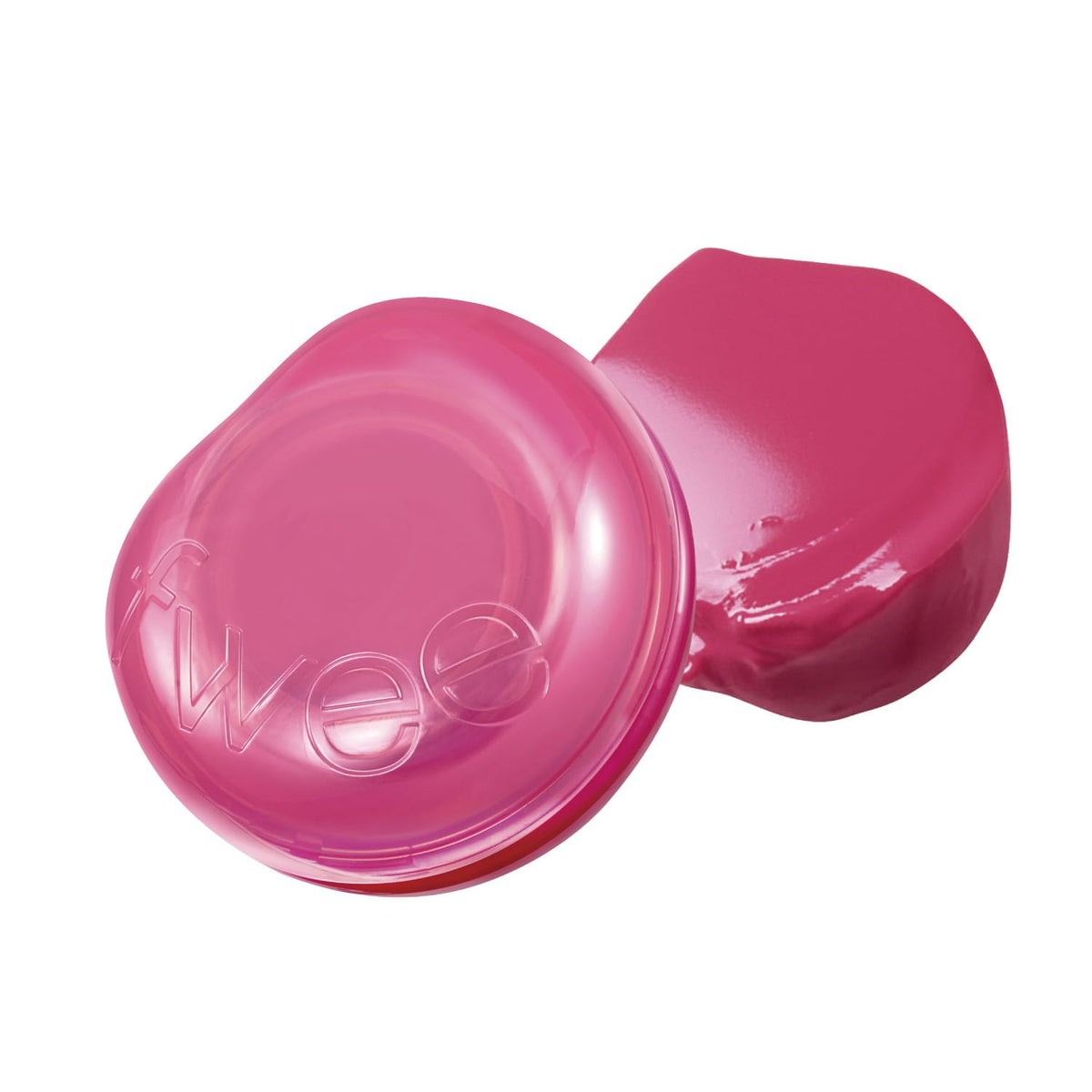 fwee Glowy Jelly Pot front view in Lolly Candy Pink